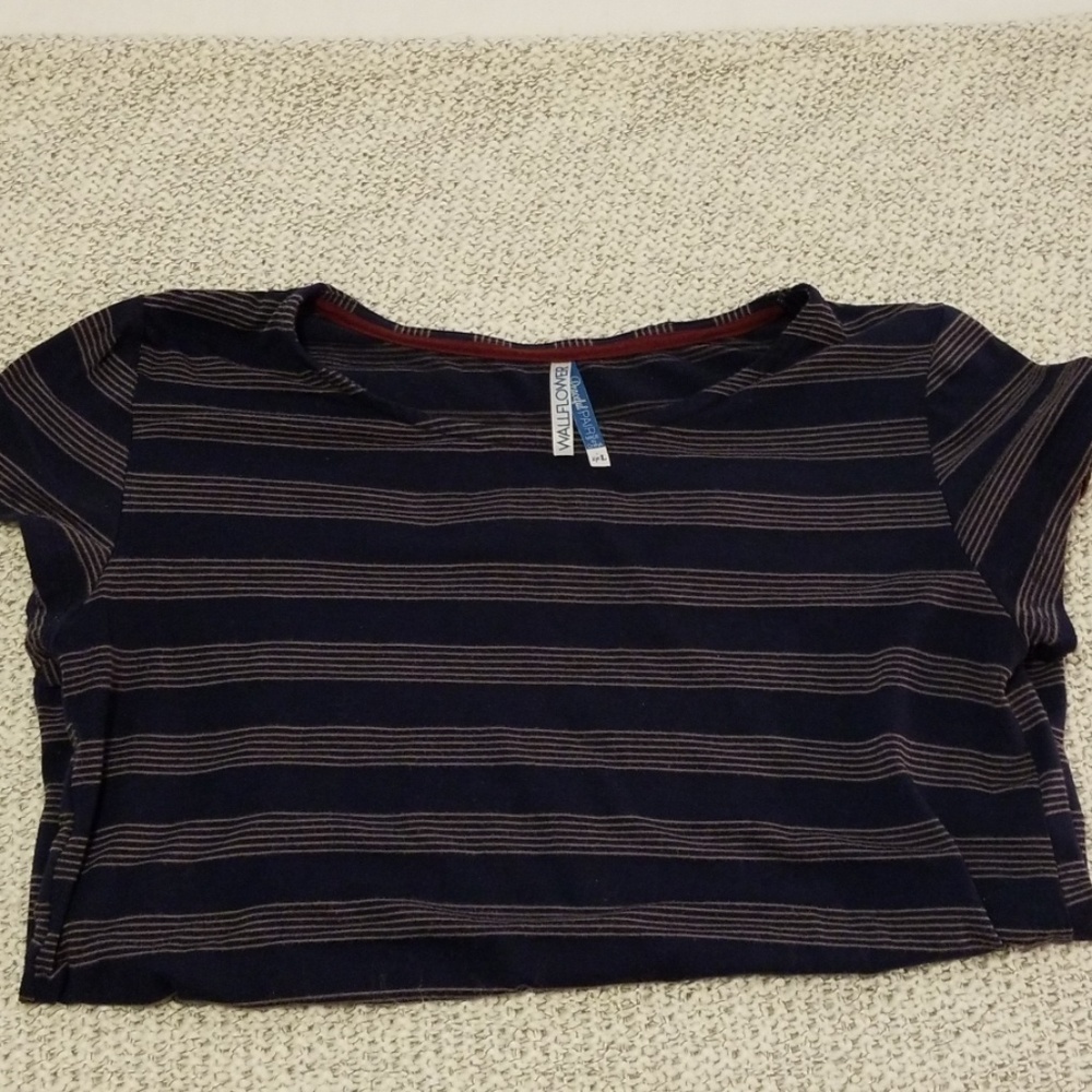 Navy striped tunic